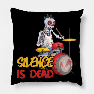 Silence is Dead Pillow