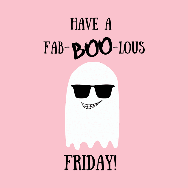 Ghost with Sunglasses Fab-BOO-lous Friday by Unraveled