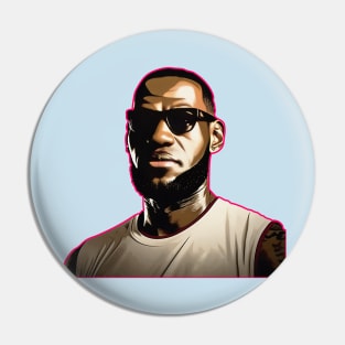 Lebron King James Pin