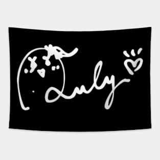 Oshi no Ko Ruby Hoshino White Signature Tapestry