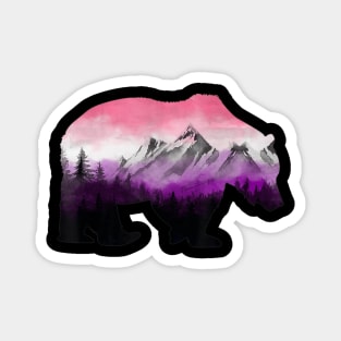 Tu Bear Genderfluid Pride LGBTQ Flag Cool LGBT Mommy Magnet