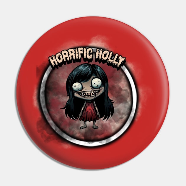 Horrific Holly Pin by CTJFDesigns