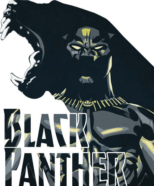 Black Panther Kids T-Shirt by Samcole18