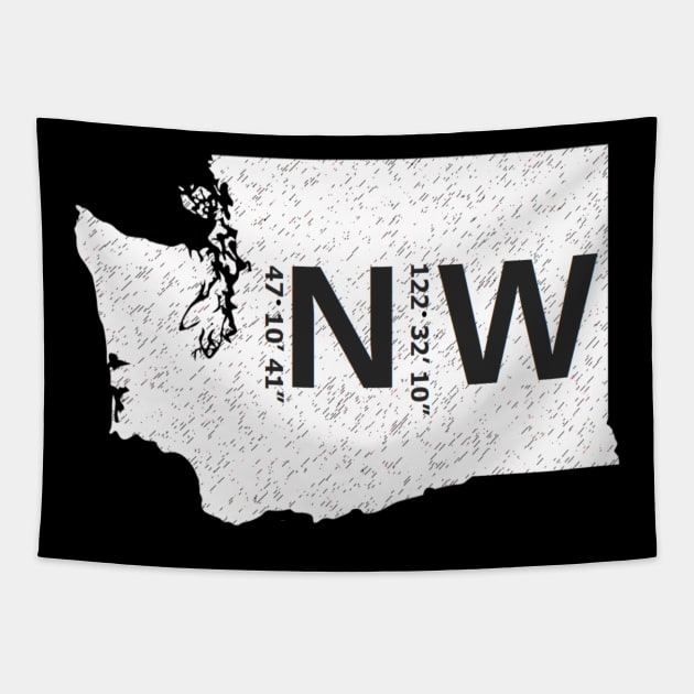 Washington State - Tacoma Tapestry by LocalsOnly