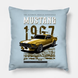 The Ultimate Muscle Mustang 1967 Pillow