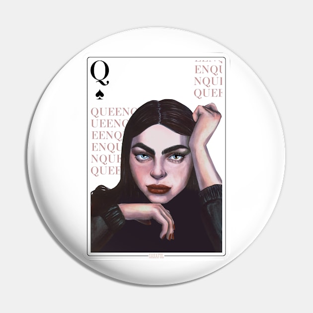 Queen of Spades Pin by Sharaful