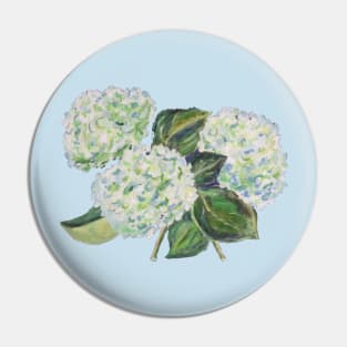 Hydrangea Painting Pin