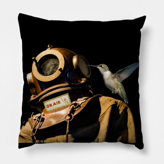 Cosmonaut Collage Pillow by shamila