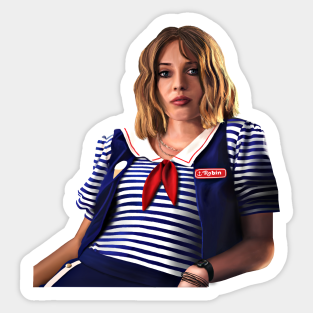 Robin Stranger Things Stickers Teepublic