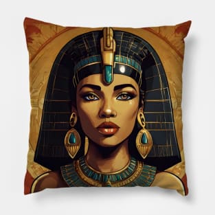 Black Queen Cleopatra Pillow