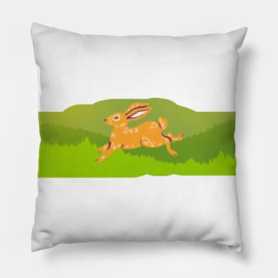 Travel of the Reindeer Pillow