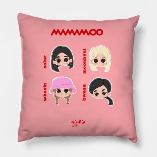 Mamamoo gogobebe fanart Pillow