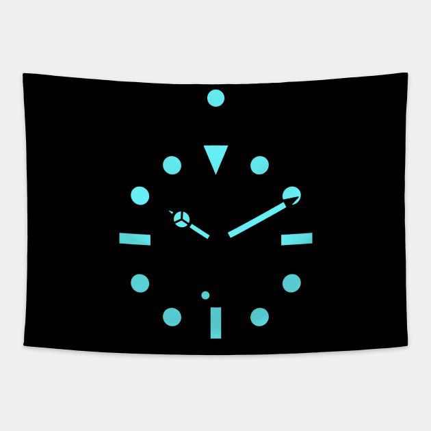 Diver's Watch Lume Tapestry by HSDESIGNS