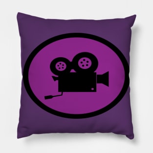 TFCC Purple Logo Pillow