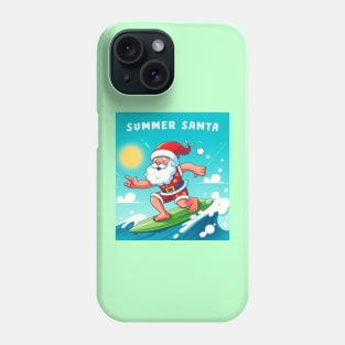 Santa in summer style Phone Case
