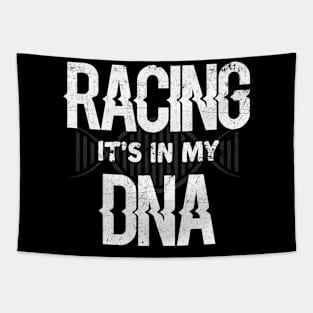 Racing It's In My DNA Car Tapestry