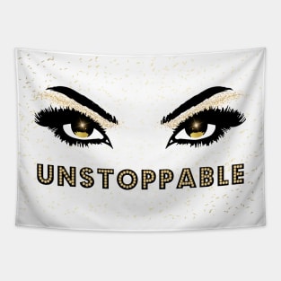 Unstoppable (Gold Eyes) | Motivation Tapestry