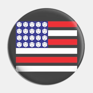 United States of Dice Pin