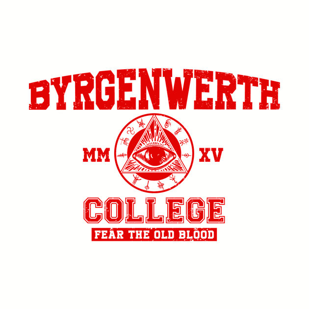 Byrgenwerth College (Red) by Miskatonic Designs