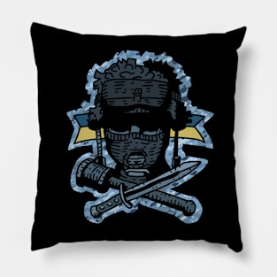 Ukrainian soldier, blue. Pillow