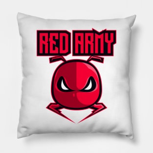 Red Army Ant Mascot Pillow