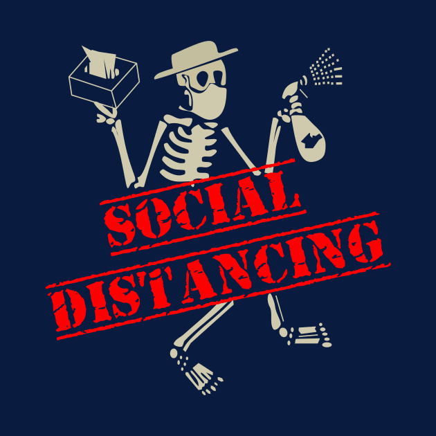 Social distancing anti social -health awareness gift by DODG99