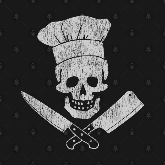 Anthony Boudain Skull Chef Vintage by toyrand