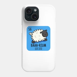 Baaarium Cute Sheep Chemistry Pun Phone Case