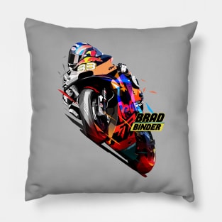 Brad Binder Low Poly Pillow