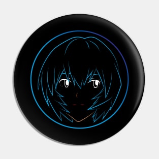 Rei Ayanami's Face - 03B Pin