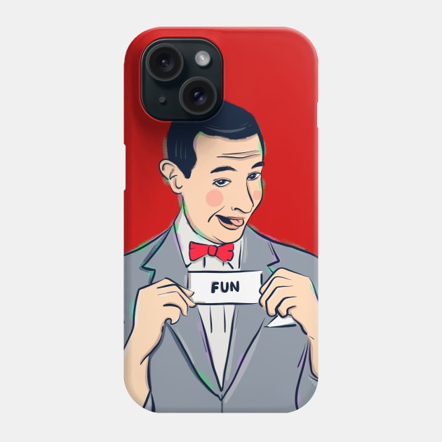 Pee-wee Herman Phone Case by ChrisPaulFarias