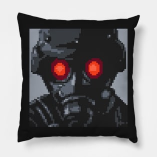 Resident Evil Hunk Pixel Art Pillow