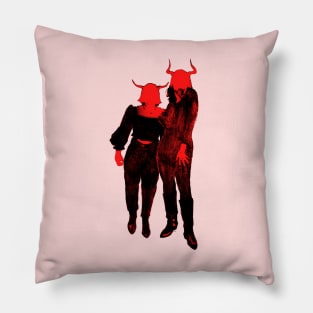 Face the demons Pillow