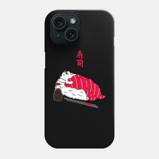 Sleeping Cat Tuna Sushi Phone Case