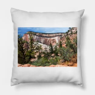 Scenic Zion - Mount Carmel Highway  Drive 8 Pillow