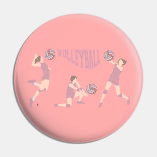 volleyball girls team Pin