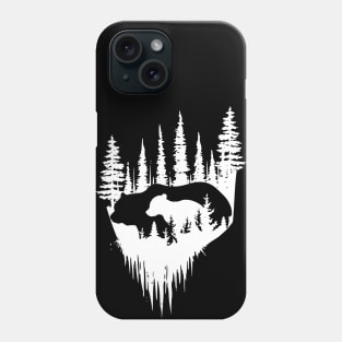 bear in the forest Phone Case