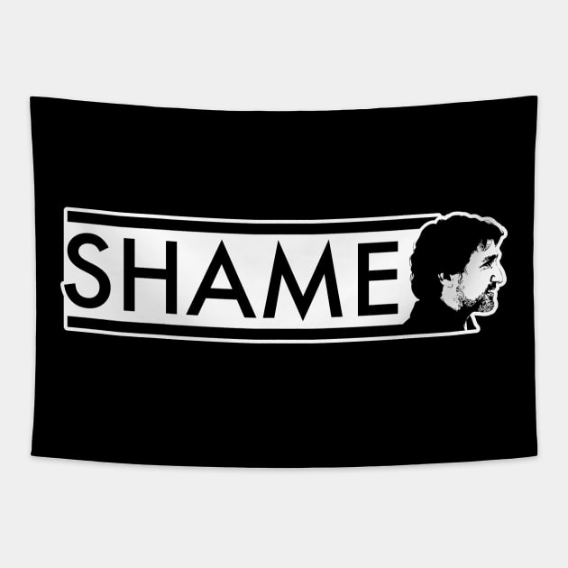 Shame on Trudeau Tapestry by Raw10