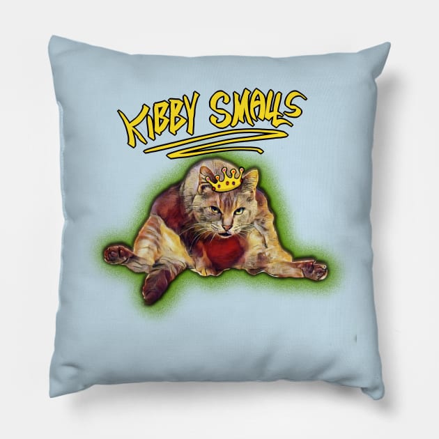 Kibby Smalls Pillow by Cyber Goblin