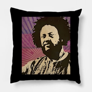 Kamasi Washington // Retro Poster Jazz Pillow