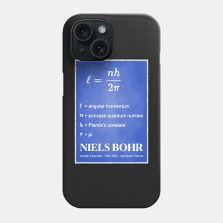 Niels Bohr Atomic Model Phone Case