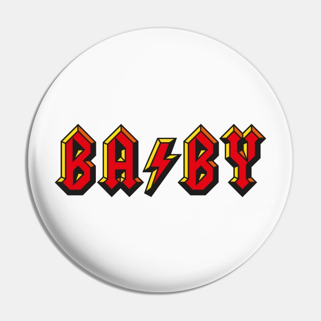 THIS BABY ROCKS Pin by ölümprints