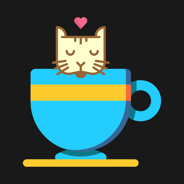 Coffee Cat by tsomid