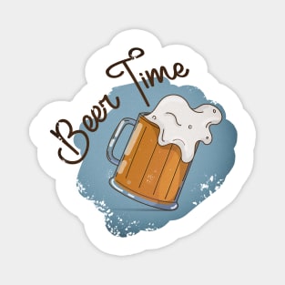 Beer Time Print Magnet