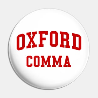 Oxford Comma Pin