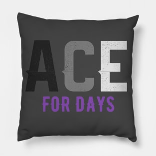 Ace For Days - Asexual Pride Pillow