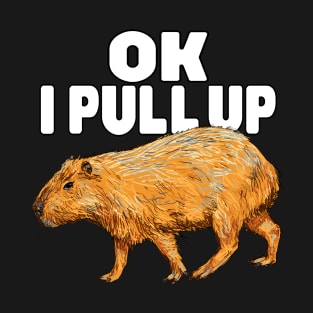 Ok I Pull Up Capybara T-Shirt