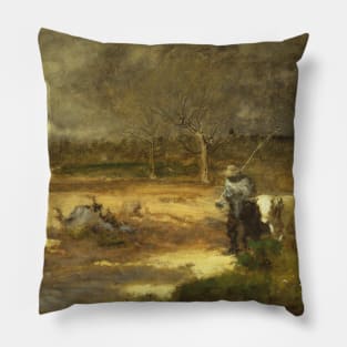 Homeward by George Inness Pillow