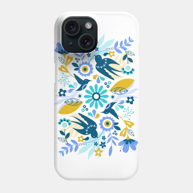 Folk Art Style Phone Case by mil_papeles