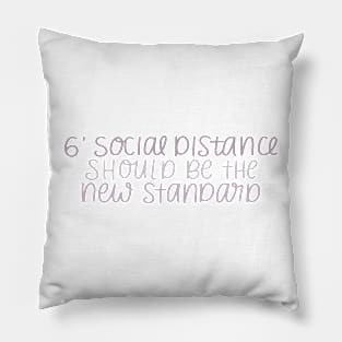 social distance Pillow